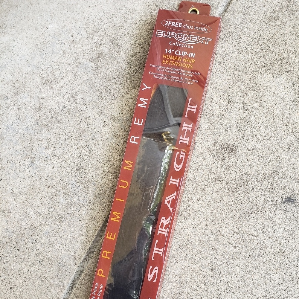 Euronext 14 inch Clip In Human Hair Extensions